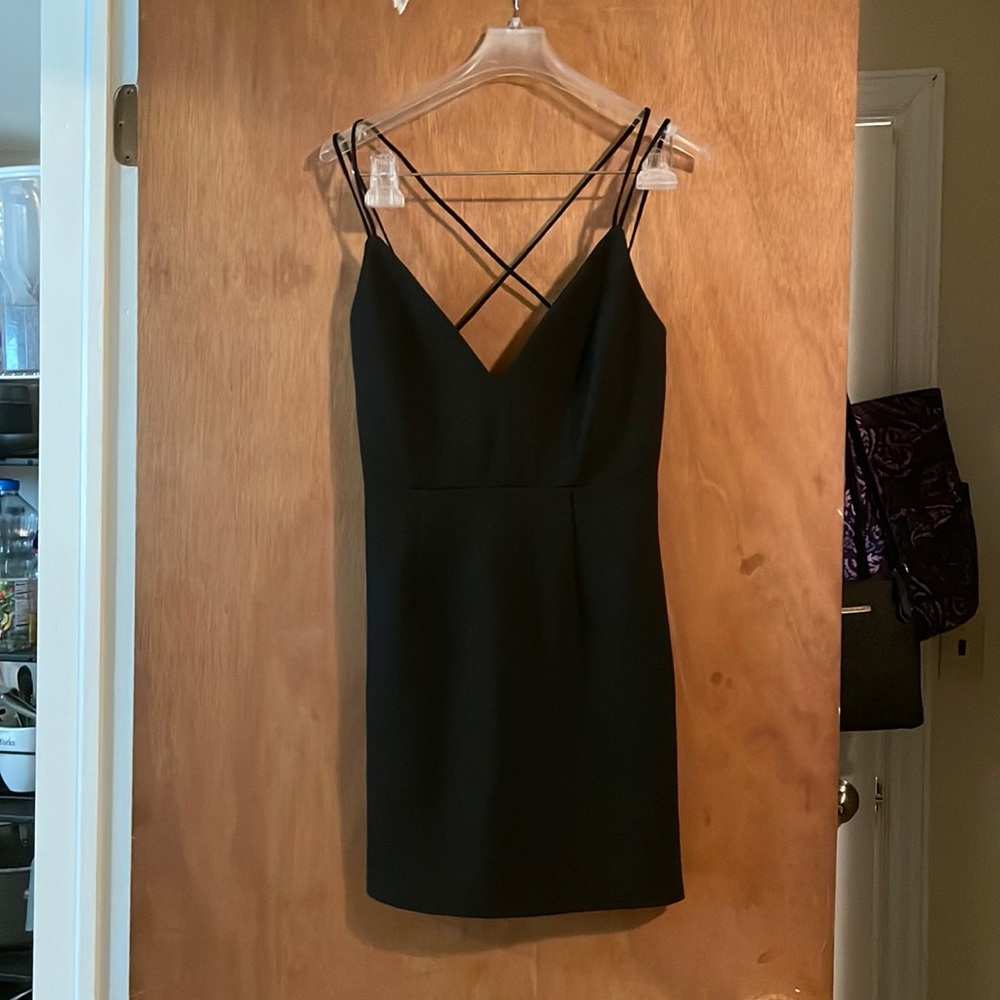 Black Criss Cross Dress